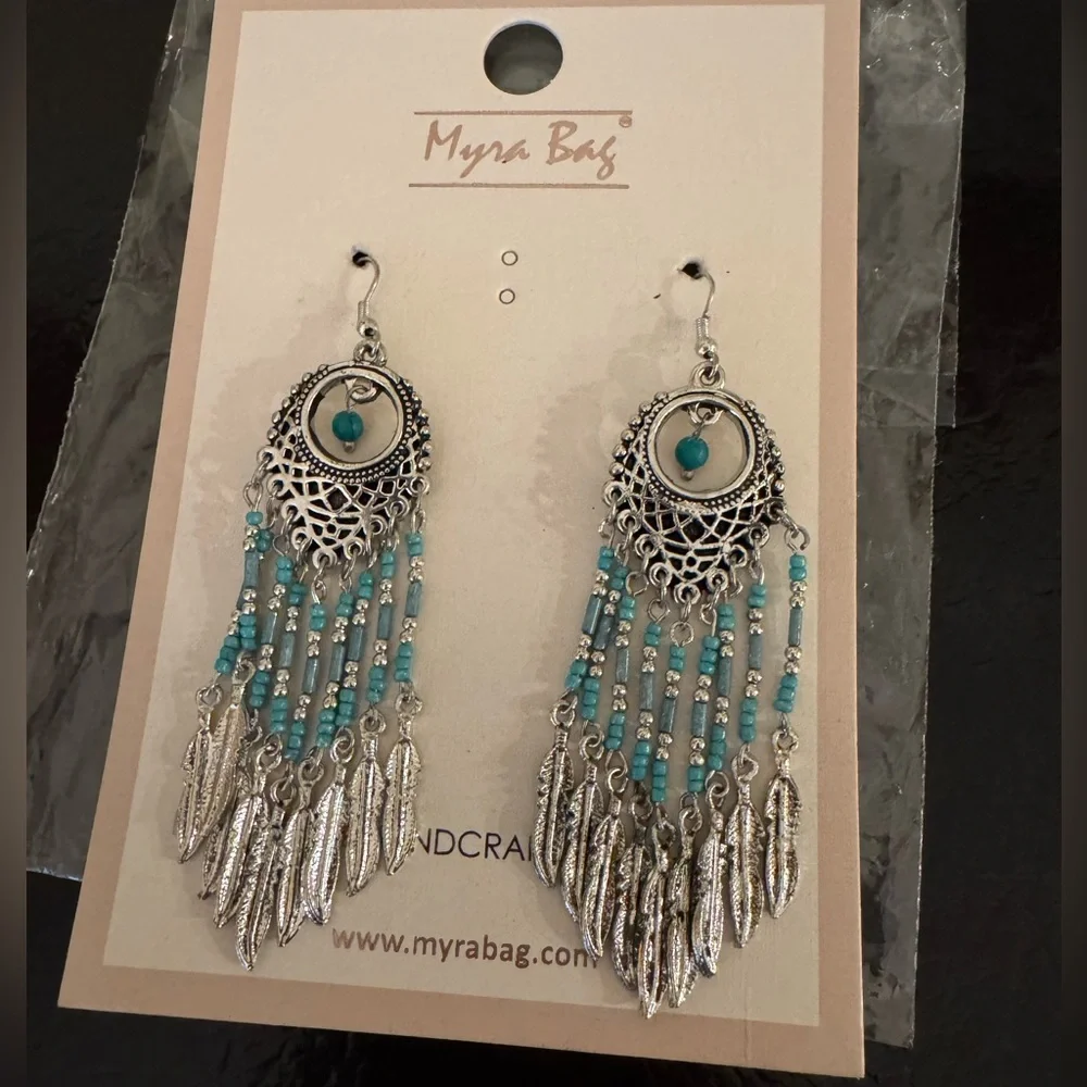 MYRA BAG Beadsy Earrings NWT - Picture 3 of 5